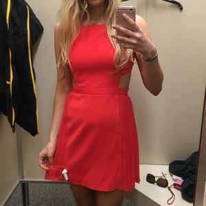 NWT Coral BCBG Maxazria Dress, Open Back, Size 04